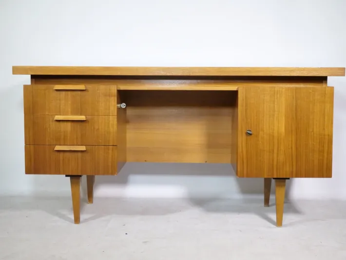 Pamono Vintage Teak Desk, 1960s Best