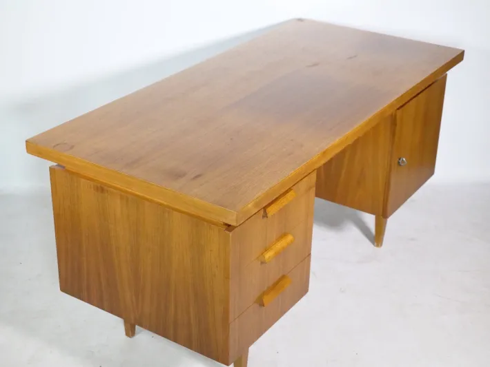Pamono Vintage Teak Desk, 1960s Best