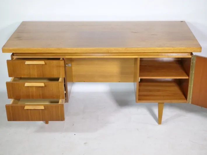 Pamono Vintage Teak Desk, 1960s Best