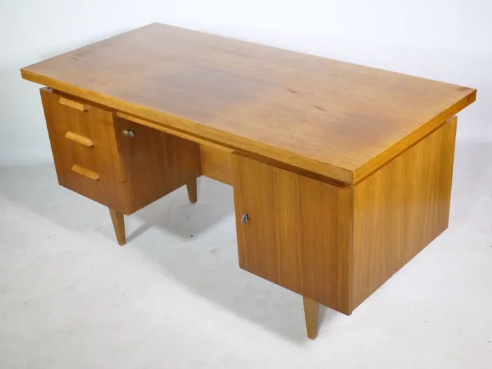 Pamono Vintage Teak Desk, 1960s Best