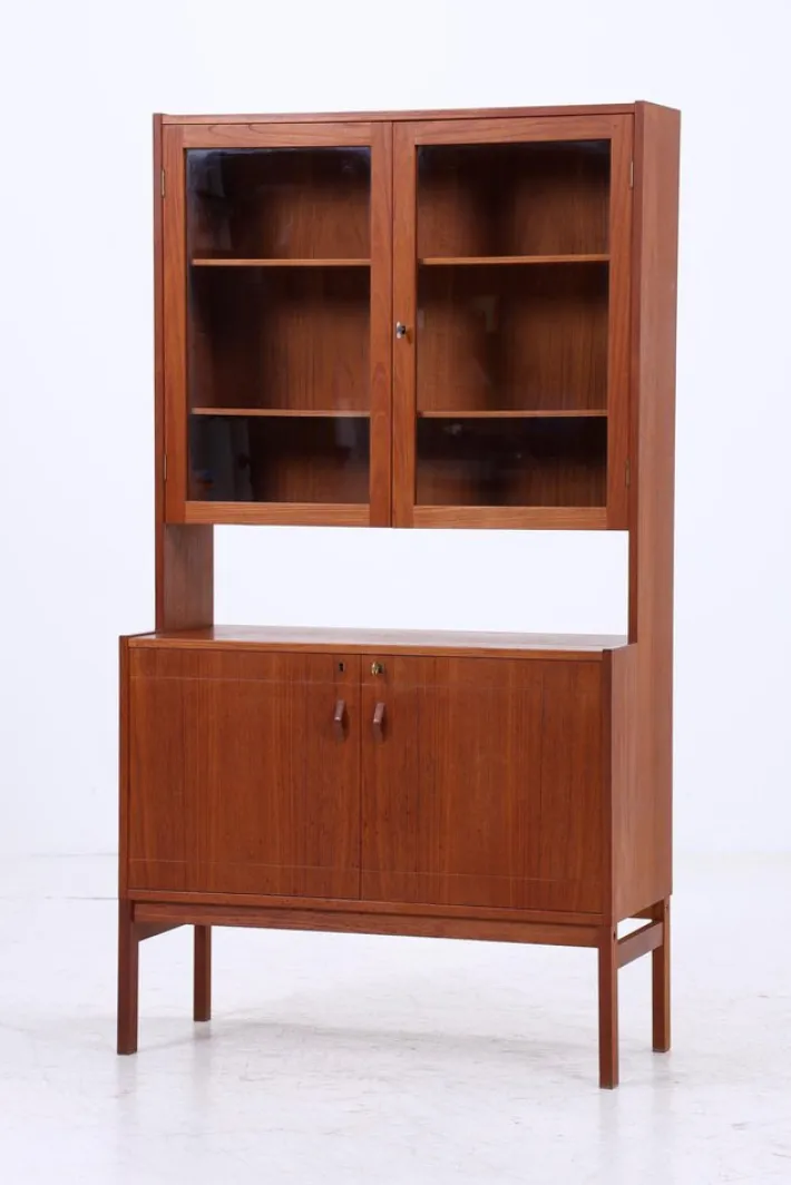 Pamono Vintage Teak Display Cabinet, 1960s Hot