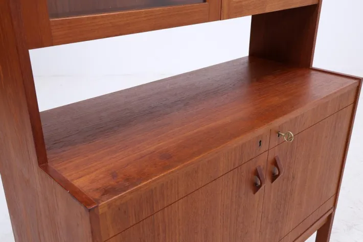 Pamono Vintage Teak Display Cabinet, 1960s Hot