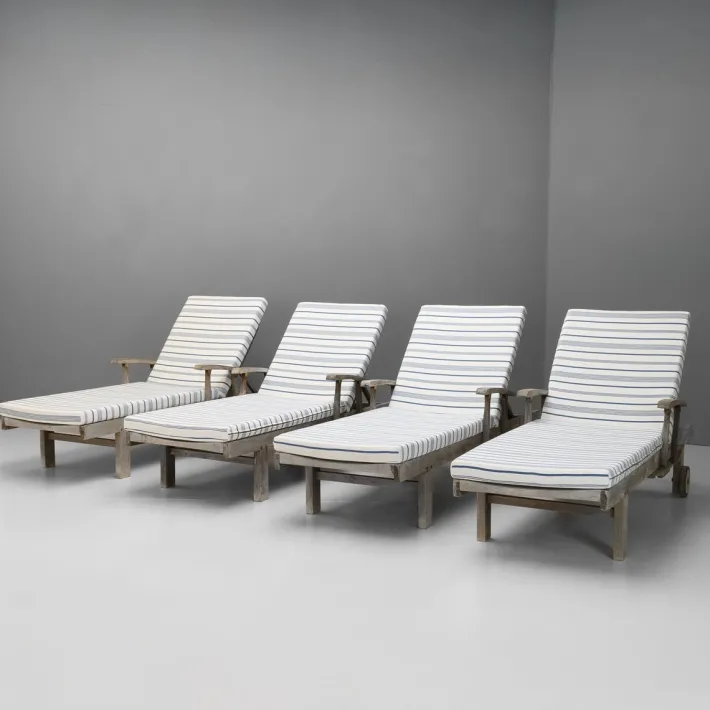 Pamono Vintage Teak Loungers, 1960, Set of 4 Sale