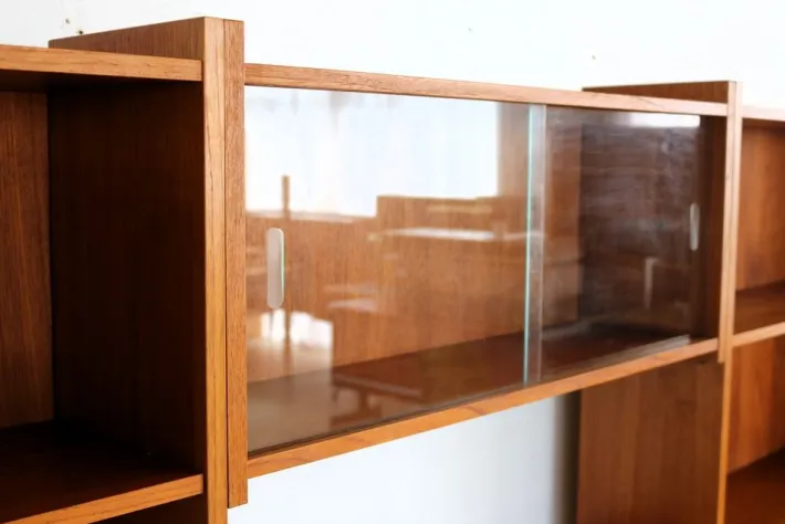 Pamono Vintage Teak Wall Unit, 1960s Best
