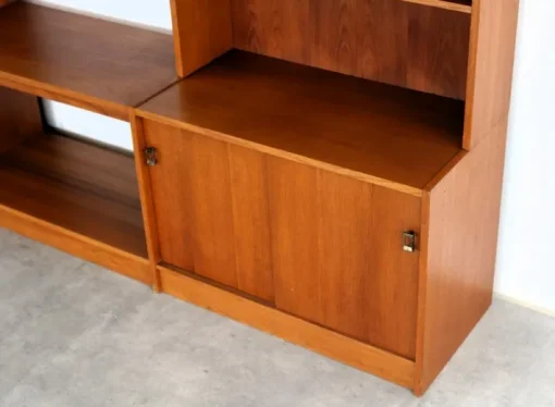 Pamono Vintage Teak Wall Unit, 1960s Best