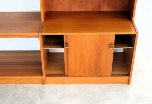 Pamono Vintage Teak Wall Unit, 1960s Best