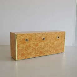 Pamono Vintage Three-Door Sideboard in Burr Wood from Mario Sabot, 1972 Outlet
