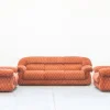Pamono Vintage Three-Seater Sofa and Armchairs, 1970, Set of 3 Best