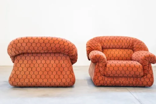 Pamono Vintage Three-Seater Sofa and Armchairs, 1970, Set of 3 Best