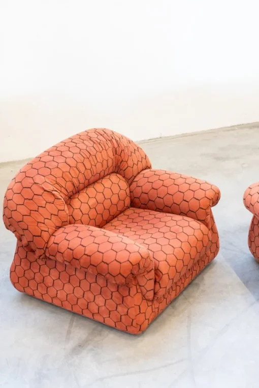 Pamono Vintage Three-Seater Sofa and Armchairs, 1970, Set of 3 Best