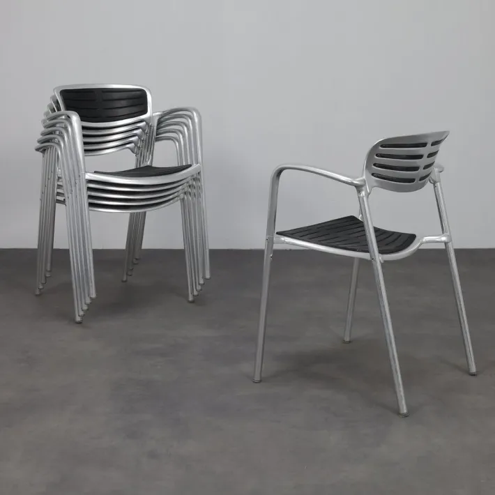 Pamono Vintage Toledo Chairs by Jorge Pensi for Amat Spain, 1980s, Set of 6 Hot