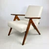 Pamono Vintage VAR B-310 Armchair in Beige Wool, 1970s
