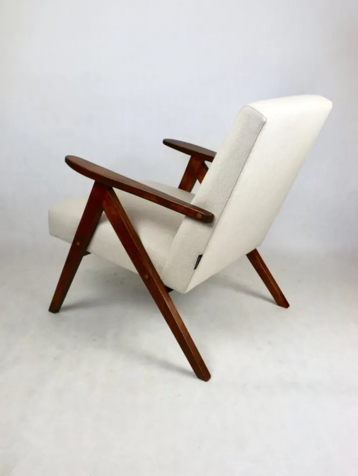 Pamono Vintage VAR B-310 Armchair in Beige Wool, 1970s