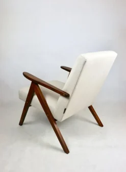 Pamono Vintage VAR B-310 Armchair in Beige Wool, 1970s
