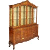 Pamono Vintage Venetian Rococo Glass Cabinet in Walnut Burl, 1930s Best