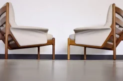 Pamono Vintage Venus Living Room Set by Illum Wikkelso for Silkeborg, 1960s, Set of 5 Outlet