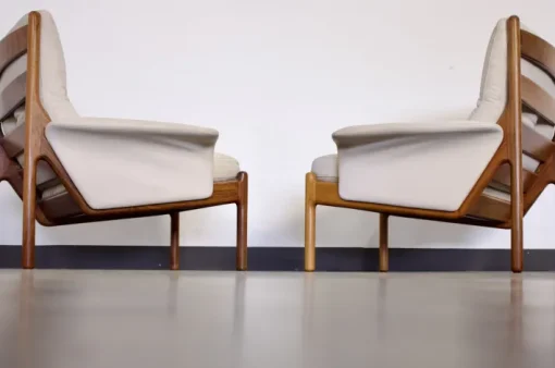 Pamono Vintage Venus Living Room Set by Illum Wikkelso for Silkeborg, 1960s, Set of 5 Outlet