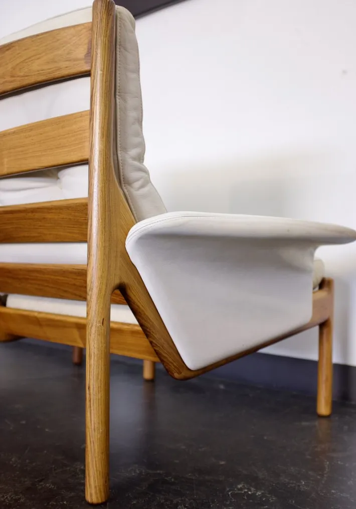Pamono Vintage Venus Living Room Set by Illum Wikkelso for Silkeborg, 1960s, Set of 5 Outlet