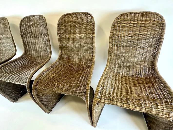 Pamono Vintage Vicker S Chairs in the style of Verner Panton, 1990s, Set of 4 Sale