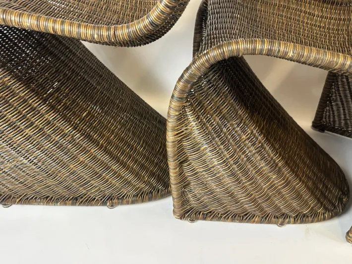 Pamono Vintage Vicker S Chairs in the style of Verner Panton, 1990s, Set of 4 Sale