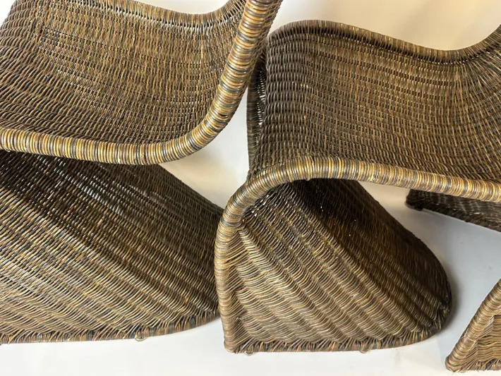 Pamono Vintage Vicker S Chairs in the style of Verner Panton, 1990s, Set of 4 Sale