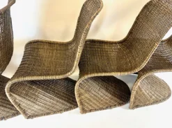 Pamono Vintage Vicker S Chairs in the style of Verner Panton, 1990s, Set of 4 Sale