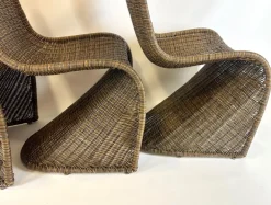 Pamono Vintage Vicker S Chairs in the style of Verner Panton, 1990s, Set of 4 Sale