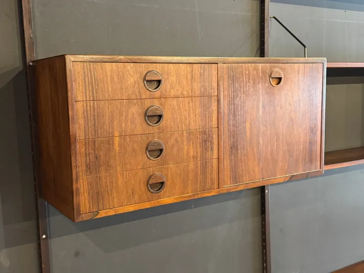 Pamono Vintage Wall System in Rosewood New