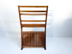 Pamono Vintage Walnut Bookshelf and Magazine Rack, 1960s Online