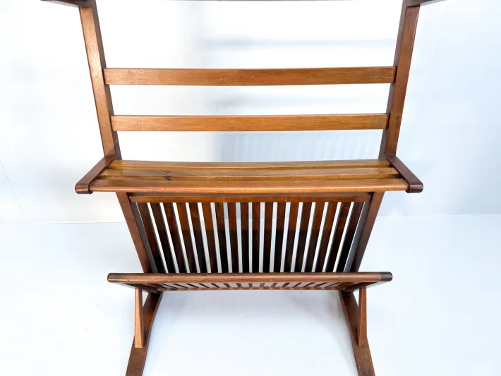 Pamono Vintage Walnut Bookshelf and Magazine Rack, 1960s Online