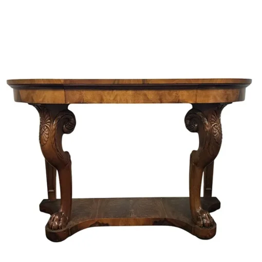 Pamono Vintage Walnut Console Table, 1930s Outlet