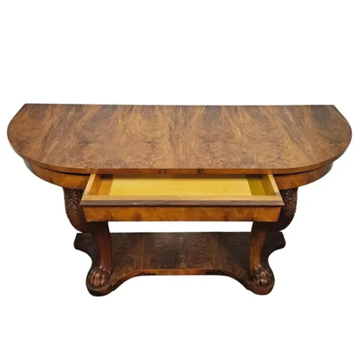 Pamono Vintage Walnut Console Table, 1930s Outlet