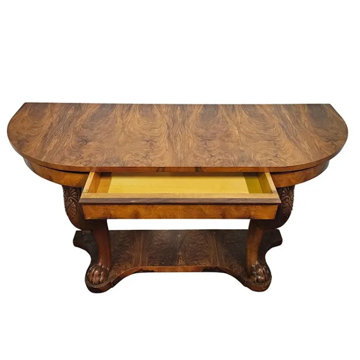 Pamono Vintage Walnut Console Table, 1930s Outlet