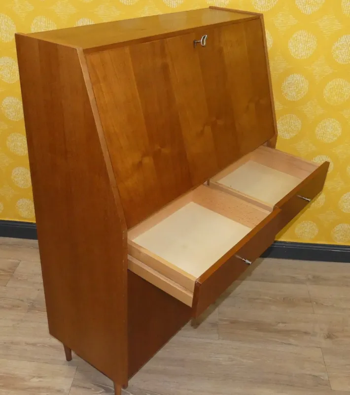 Pamono Vintage Walnut Secretaire, 1960s