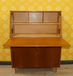 Pamono Vintage Walnut Secretaire, 1960s