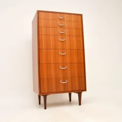 Pamono Vintage Walnut Tallboy from Meredew, 1960s Online