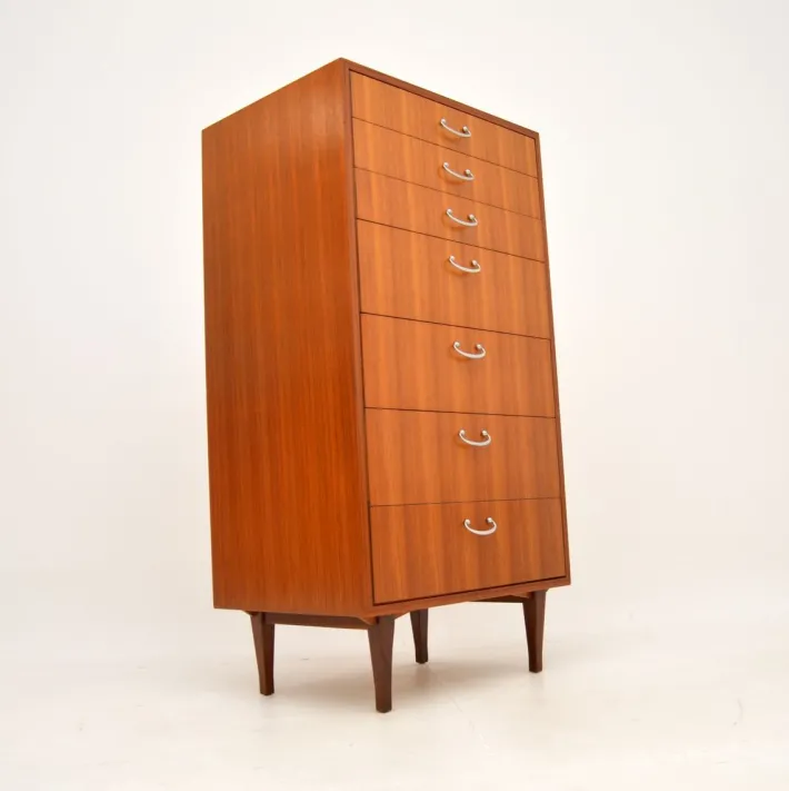 Pamono Vintage Walnut Tallboy from Meredew, 1960s Online