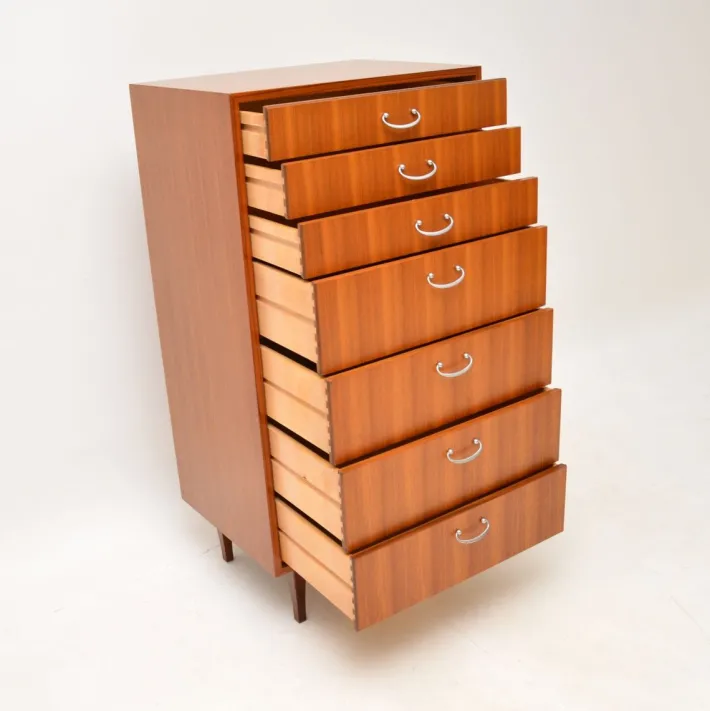Pamono Vintage Walnut Tallboy from Meredew, 1960s Online