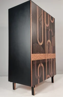Pamono Vintage Wardrobe in Beech, 1970s New