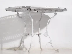 Pamono Vintage White Garden Table and Chairs, 1950, Set of 5 Best