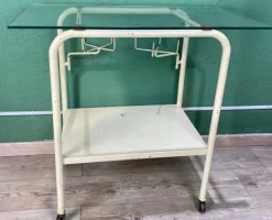 Pamono Vintage White Hospital Table