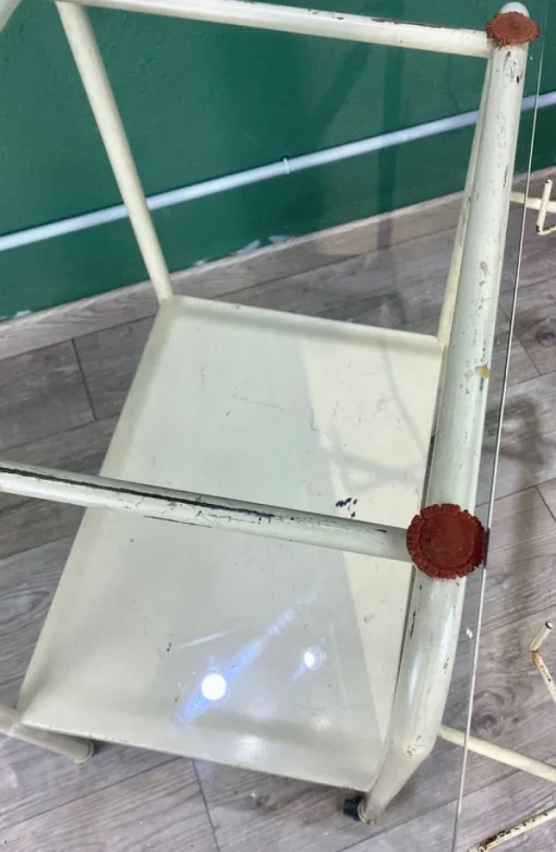 Pamono Vintage White Hospital Table