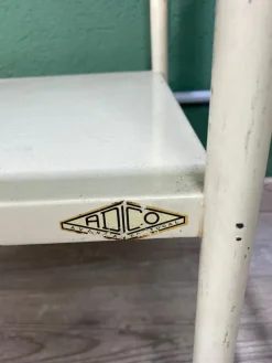 Pamono Vintage White Hospital Table