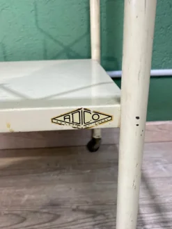 Pamono Vintage White Hospital Table