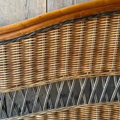 Pamono Vintage Wicker & Cane Headboard New