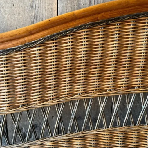 Pamono Vintage Wicker & Cane Headboard New