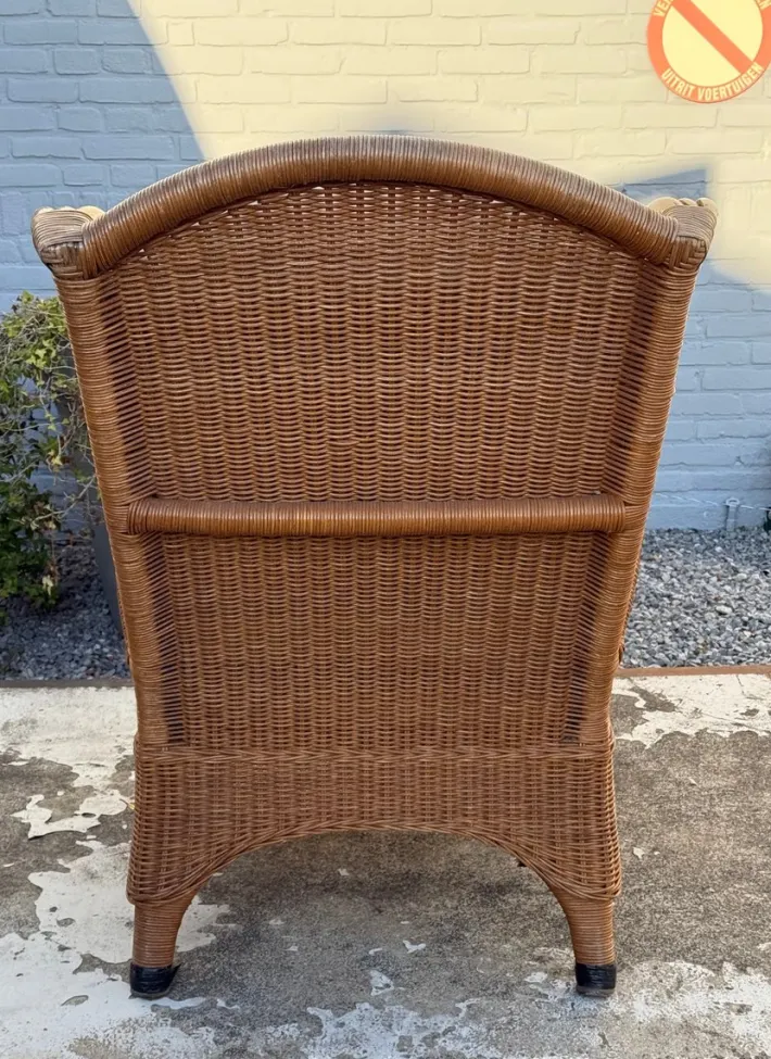 Pamono Vintage Wicker Armchair, 1980s