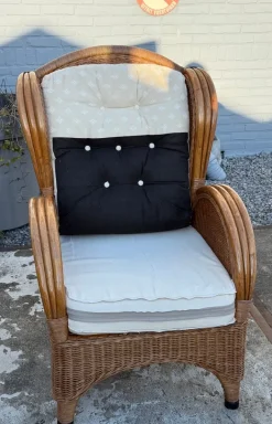 Pamono Vintage Wicker Armchair, 1980s