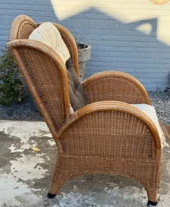 Pamono Vintage Wicker Armchair, 1980s