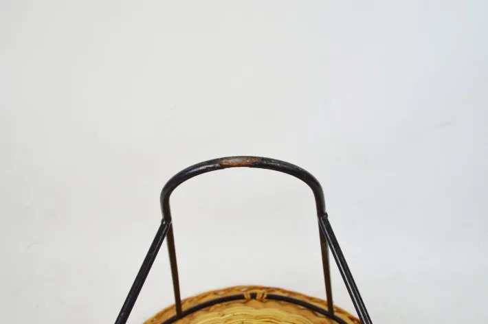 Pamono Vintage Wicker Armchair, 1970s
